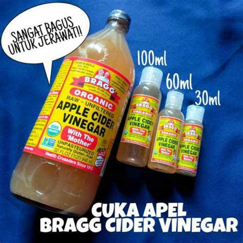 Harga Cuka Apel Bragg 100ml