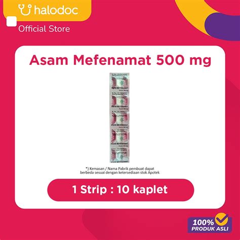Average Price of Asam Mefenamat in Indonesia