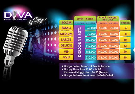 Harga Diva Karaoke Summarecon Bekasi: Berapa Sih?