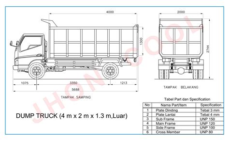 Spesifikasi Dump Truck