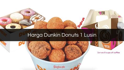 Harga Dunkin' Donuts Satu Lusin Bulanan
