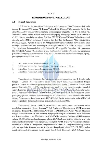 Sejarah dan Profil Perusahaan