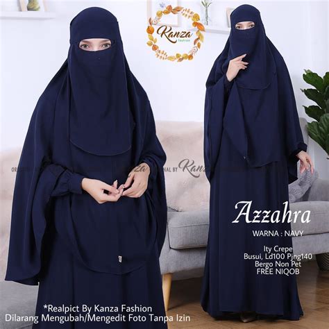 Daftar Harga Gamis Syar'i Azzahra Terbaru