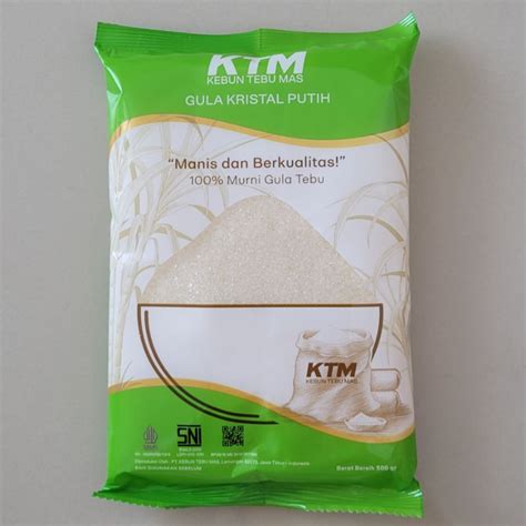 Harga Gula Pasir Merk KTM di Pasaran