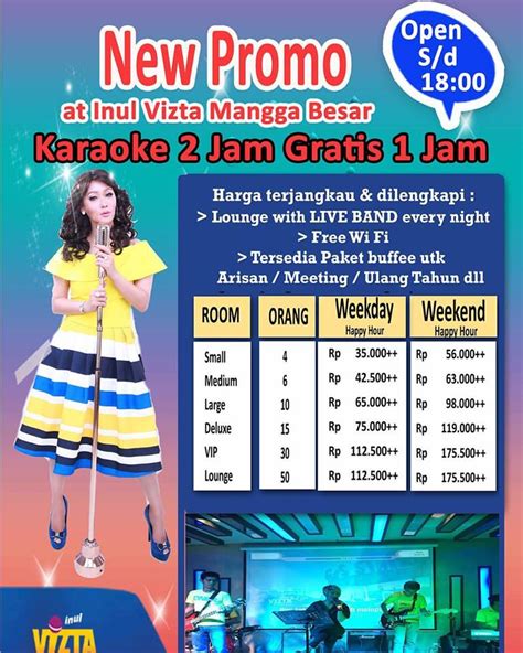 Harga Karaoke Inul Vizta Purwokerto: Berapa Biaya yang Diperlukan?