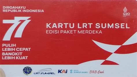 Cara Pembelian Kartu LRT Palembang