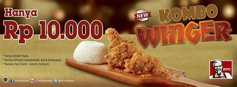 Harga KFC Kombo Winger