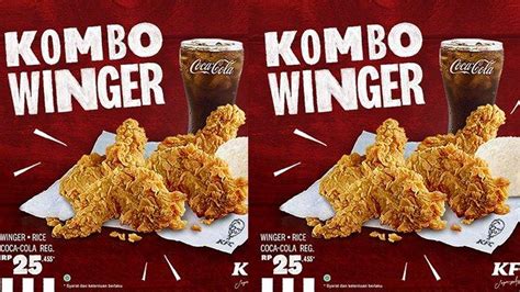 Promo KFC Kombo Winger Terbaru