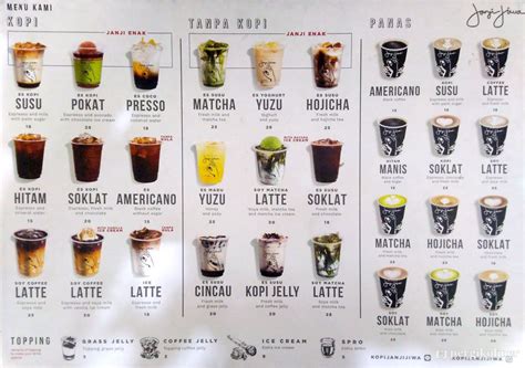Harga Kopi Janji Jiwa Tegal