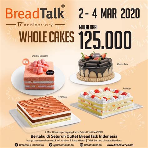 Tips untuk Memilih Harga Kue BreadTalk Ulang Tahun