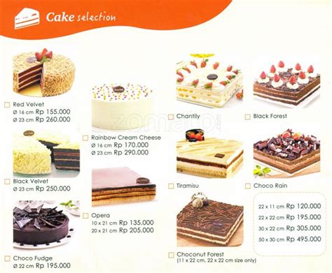 Harga Kue Tart JCO Standar