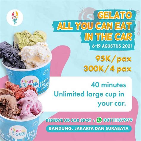 Harga Let's Go Gelato di Surabaya
