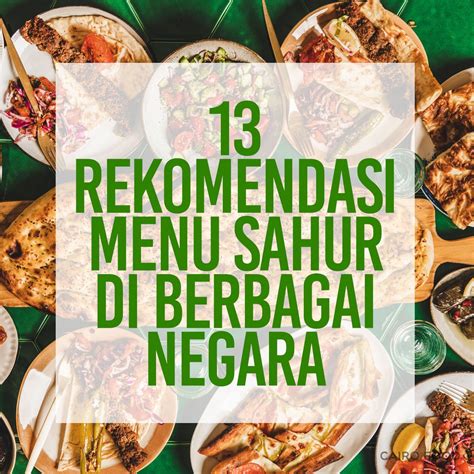 Rekomendasi Menu