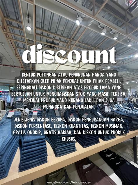 Discount dan Promo