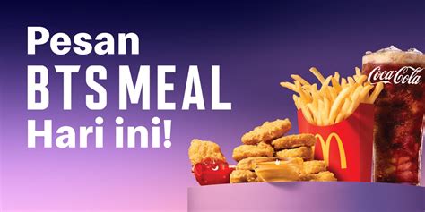 Tips untuk Membeli MCD Meal BTS