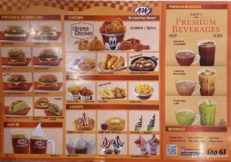 Menu Makanan di Aw