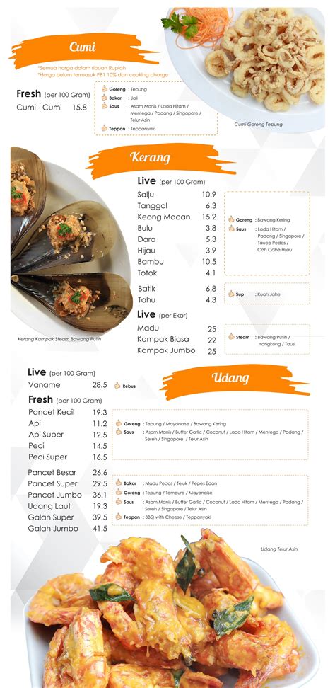 Harga Menu di Bandar Djakarta Ancol
