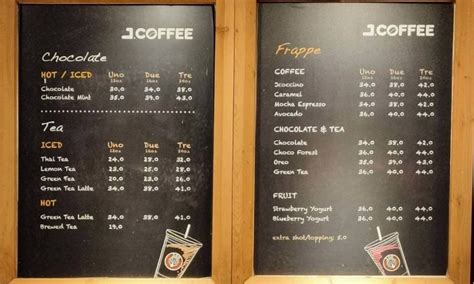 Menu Minuman J.CO