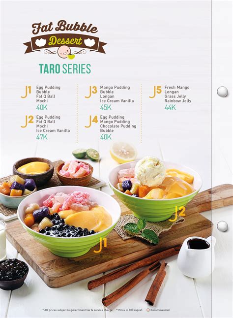 Fat Bubble Menu Options