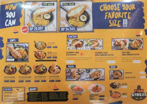 Menu Fish Street Depok