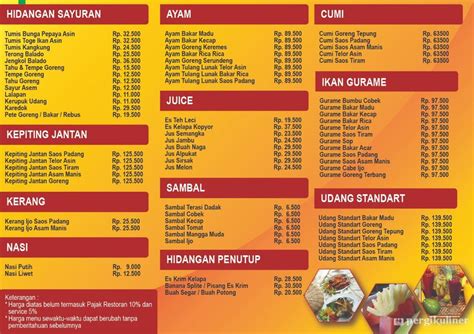 Menu Gubug Mangan Engking