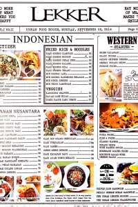 Menu Favorit Lekker Urban Medan