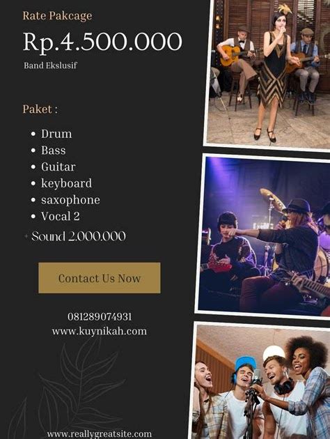 Biaya Band Tipe X untuk Acara Sekali Manggung