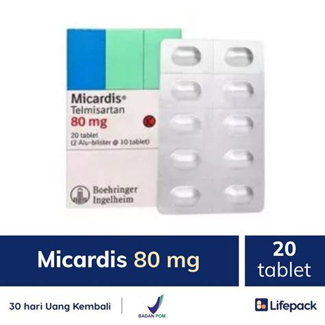 Harga Micardis Telmisartan 80mg