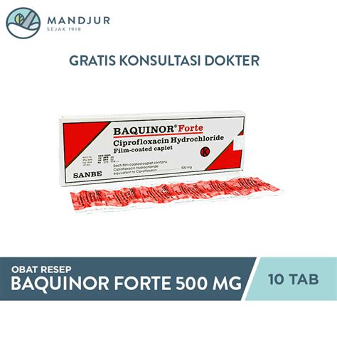 Aplikasi Baquinor Forte Tablet untuk Pengobatan Penyakit