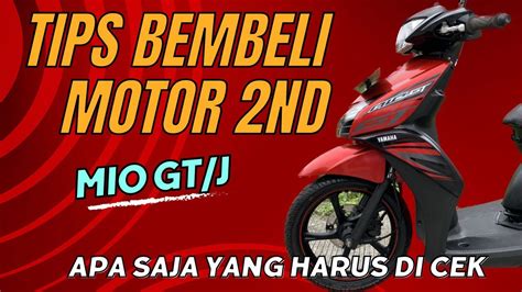 Tips untuk Membeli Mio GT Sehen