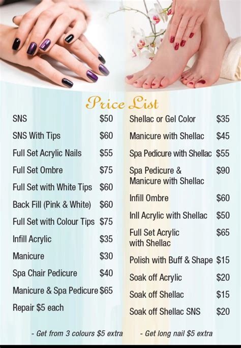 Nail Art Prices in Galeria Mall Jogja