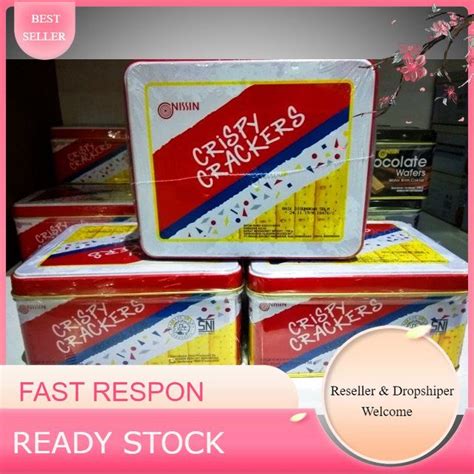 Cara Pembelian Nissin Crispy Crackers Kaleng
