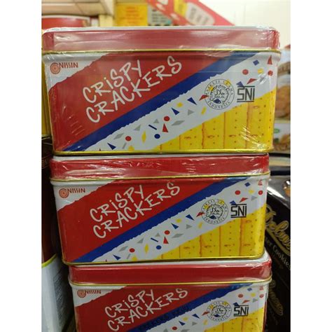 Harga Nissin Crispy Crackers Kaleng