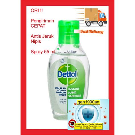Harga Normal Dettol Hand Sanitizer 50ml