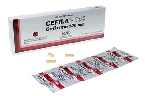 Harga Cefila 100mg