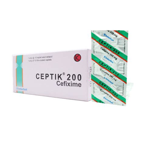 Ketentuan Penggunaan Ceptik 200mg