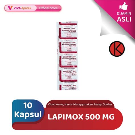 Contoh Pemerokan Lapimox 500mg