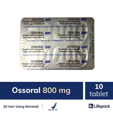 Harga Ossoral 800 mg Tab untuk Ibu Hamil