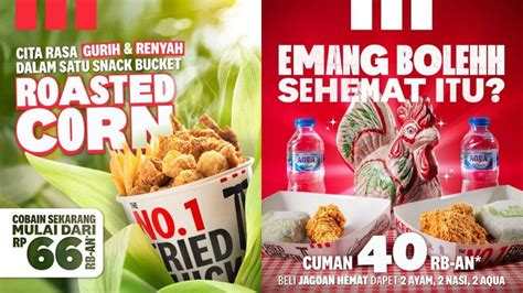Harga Paket KFC Bucket yang Relatif Murah