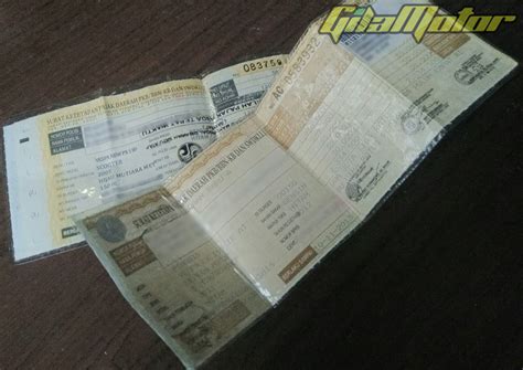 Harga Pembuatan STNK yang Hilang