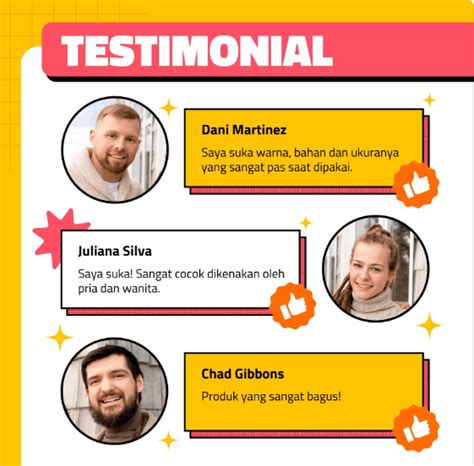 Review dan Testimonial dari Konsumen