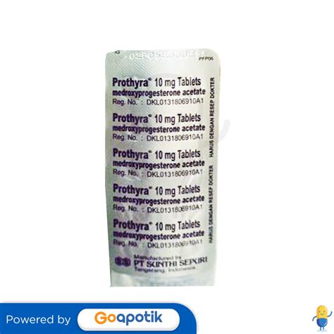 Manfaat Prothyra 10mg Tablet