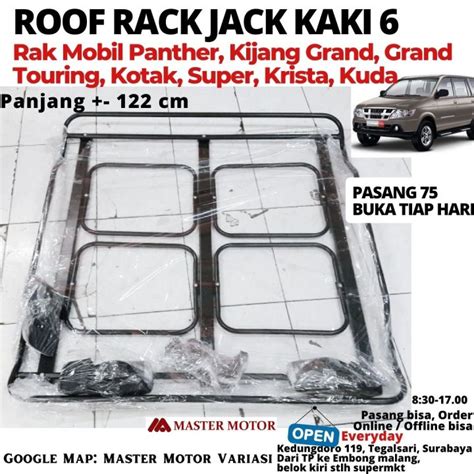 Jenis Rak Atas Mobil Kijang