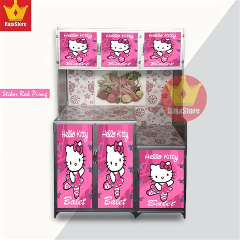Manfaat Rak Piring Kaca Hello Kitty