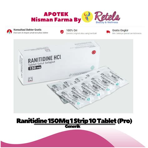 Tips Menggunakan Ranitidin Tablet 1 Strip