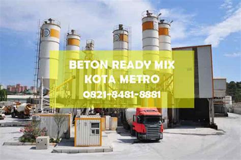 Harga Ready Mix di Metro