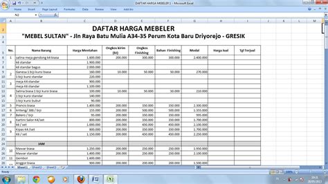 Komparasi Harga