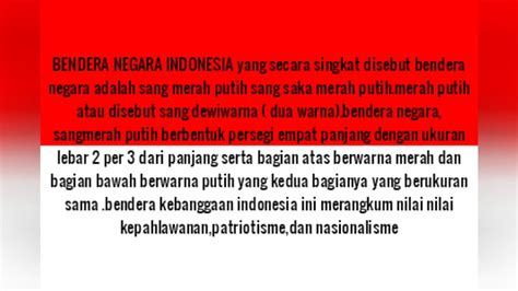 Pengertian Bendera Merah Putih