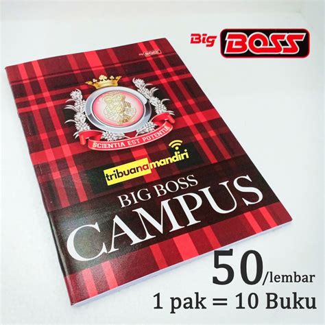 Tips Membeli Buku Tulis Big Boss 50 Lembar