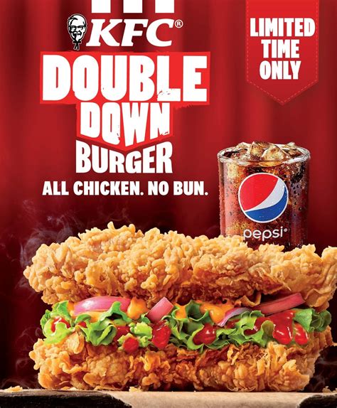 Harga Burger Double Down KFC yang beragam